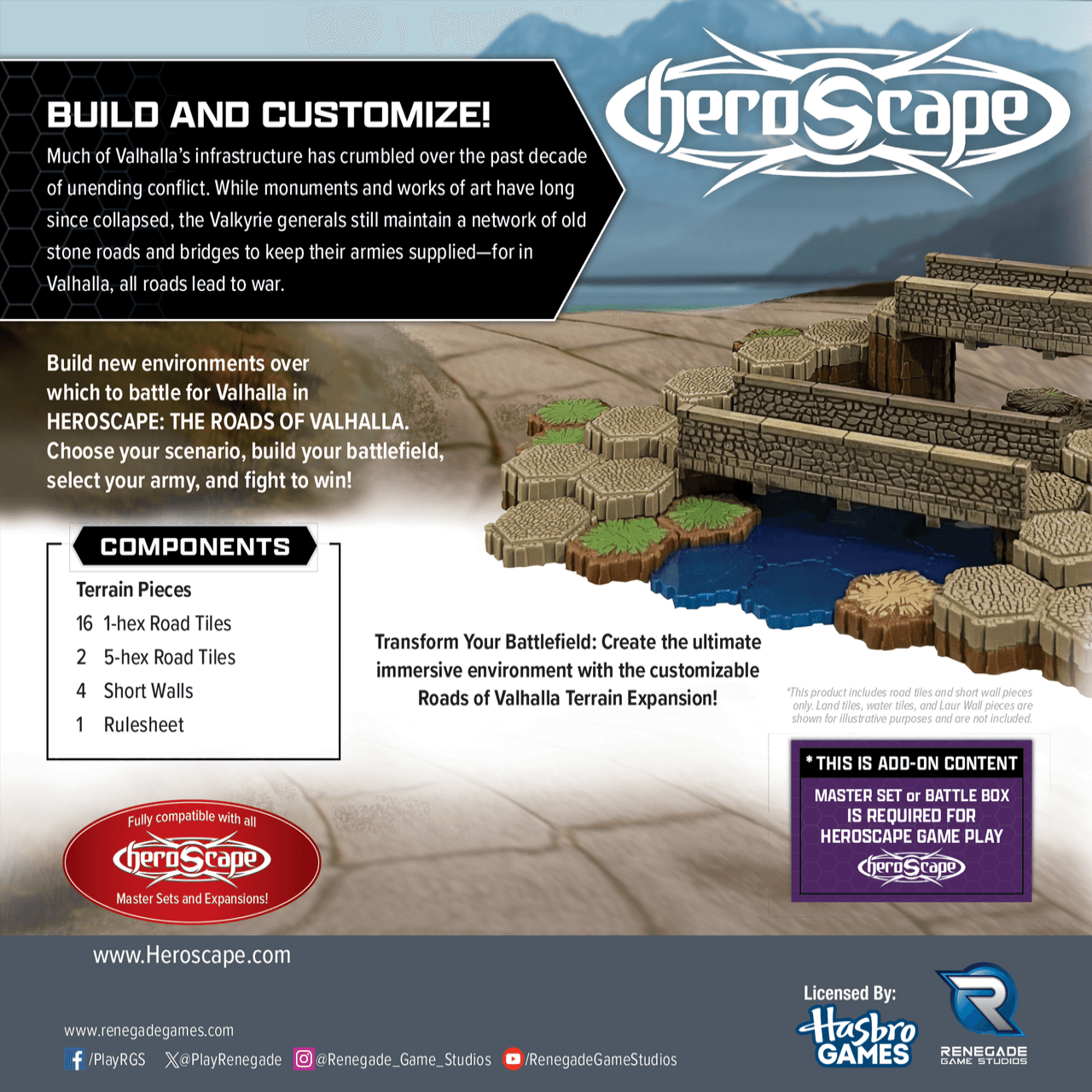 Heroscape: Roads of Valhalla Terrain Expansion