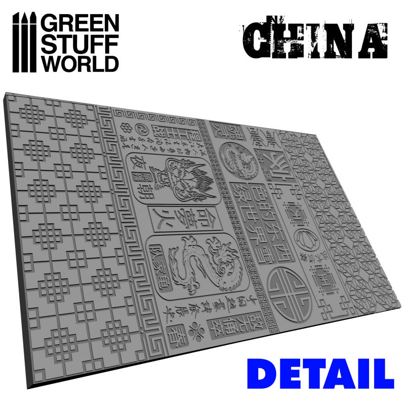 Green Stuff World Rolling Pin - Chinese 2167 - Cobbco