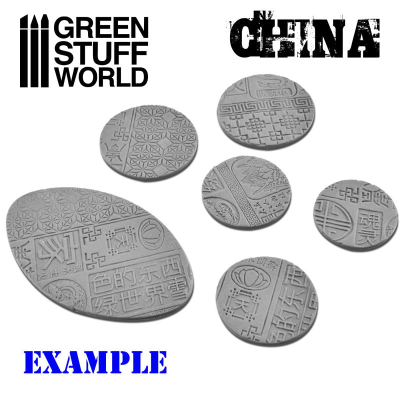 Green Stuff World Rolling Pin - Chinese 2167 - Cobbco