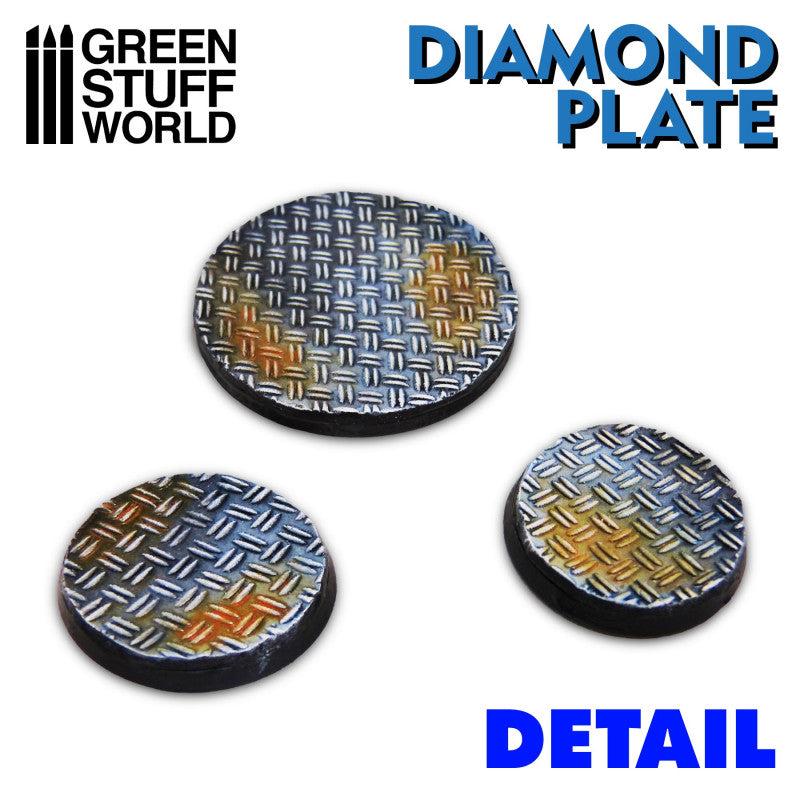 Green Stuff World Rolling Pin – Diamond Plate 2509