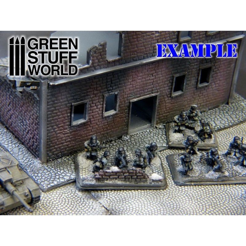 Green Stuff World Rolling Pin – Dutch Bricks 15mm 1626 - Cobbco