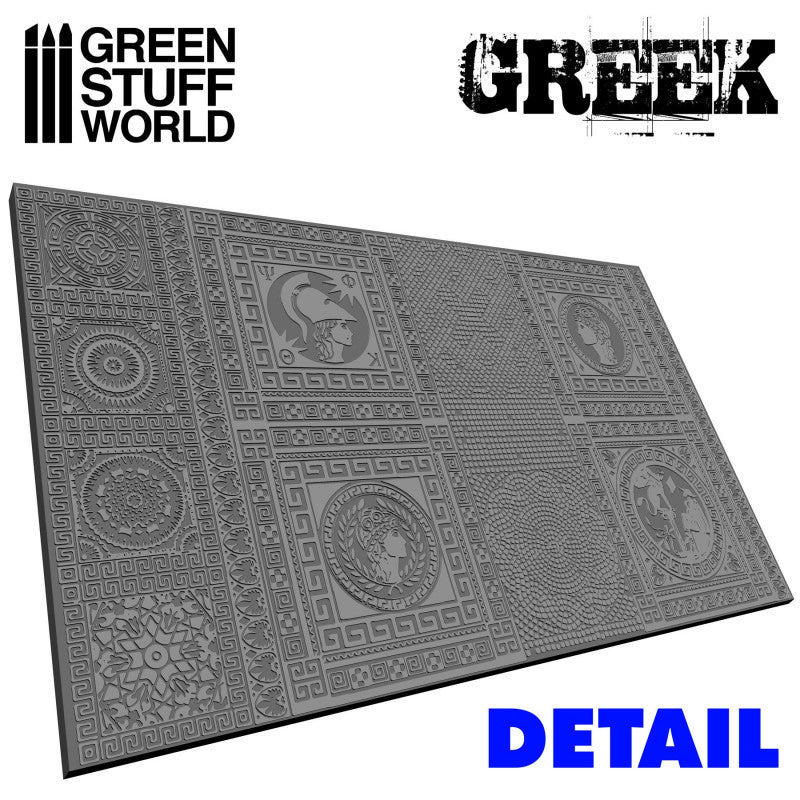 Green Stuff World Rolling Pin – Greek 1337 - Cobbco