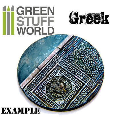 Green Stuff World Rolling Pin – Greek 1337 - Cobbco