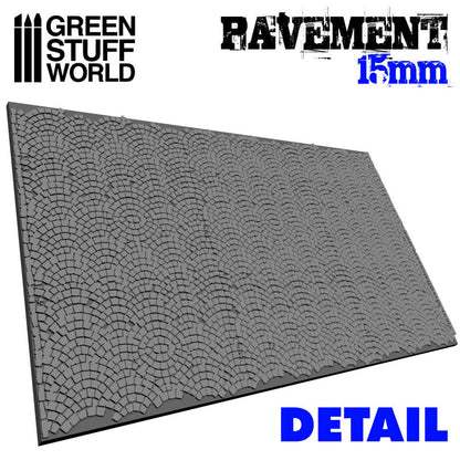 Green Stuff World Rolling Pin Pavement 15mm 1627 - Cobbco