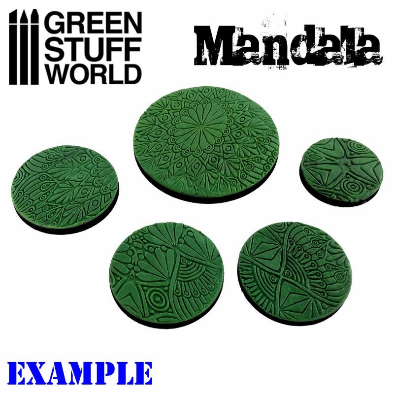 Green Stuff World Rolling Pin MANDALA 1999 - Cobbco