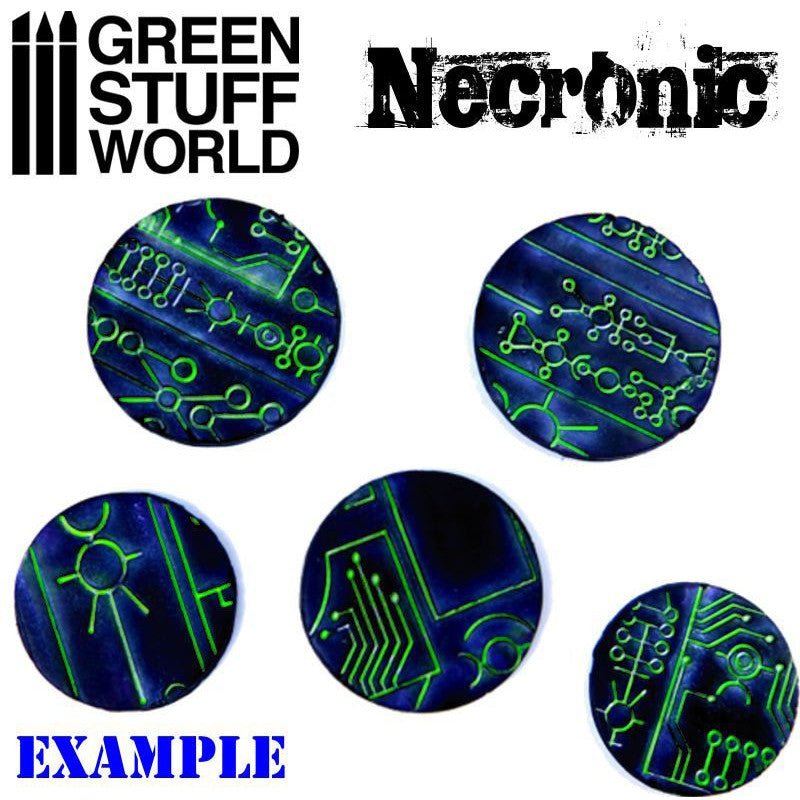 Green Stuff World Rolling Pin - Necronic 1681 - Cobbco