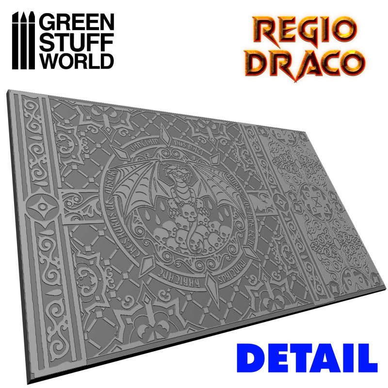 Green Stuff World Rolling Pin Regio Draco 2986 - Cobbco