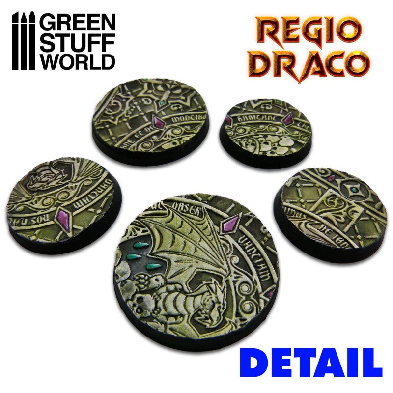 Green Stuff World Rolling Pin Regio Draco 2986 - Cobbco
