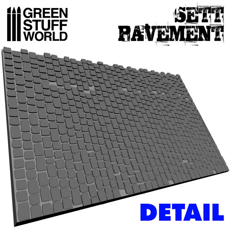 Green Stuff World Rolling Pin Sett Pavement 1994 - Cobbco