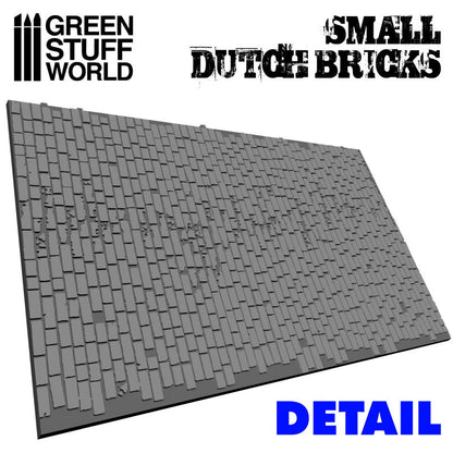 Green Stuff World Rolling Pin Small DUTCH Bricks 1660 - Cobbco