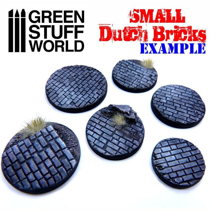 Green Stuff World Rolling Pin Small DUTCH Bricks 1660 - Cobbco
