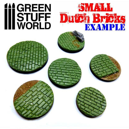 Green Stuff World Rolling Pin Small DUTCH Bricks 1660 - Cobbco