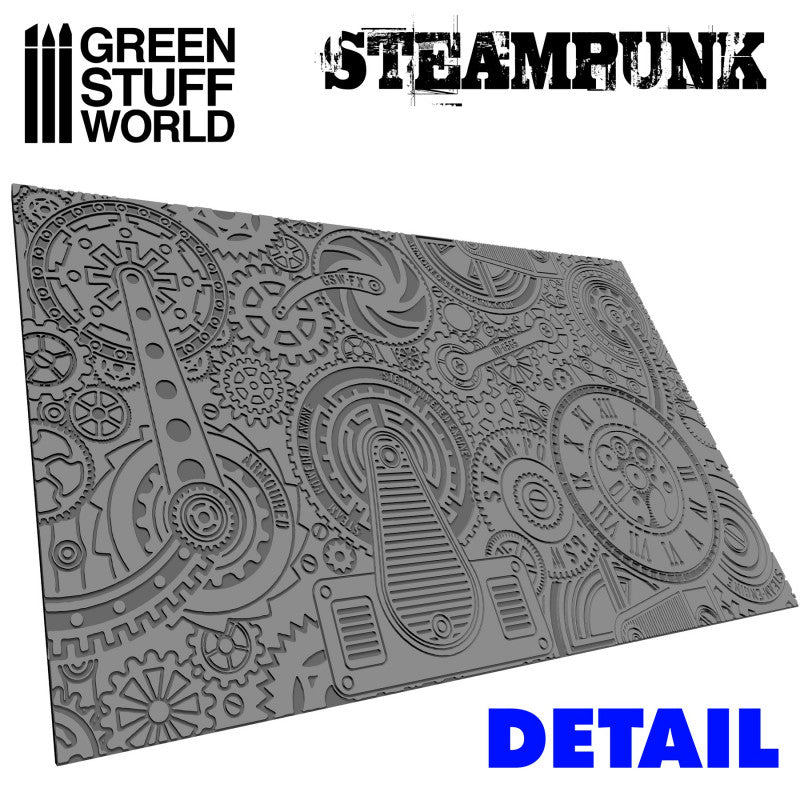 Green Stuff World Rolling Pin - Steampunk 2190 - Cobbco