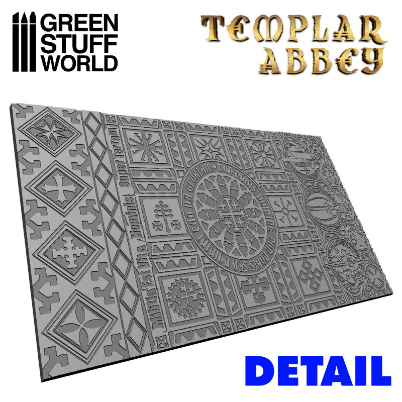 Green Stuff World Rolling Pin - Templar Abbey 2987 - Cobbco
