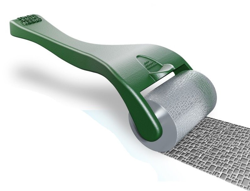 Green Stuff World - Rolling pin with Handle - Flagstone 15mm 10491 - Cobbco