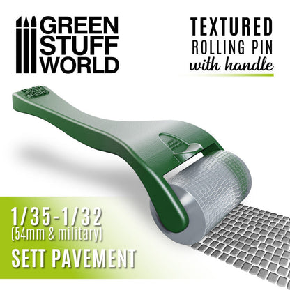 Green Stuff World - Rolling pin with Handle – Sett Pavement 10496