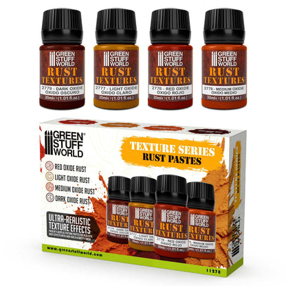 Green Stuff World Rust Texture Set 30ml for Modeling and Dioramas