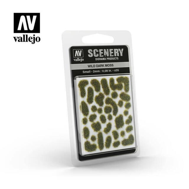 Vallejo Scenery: Wild Tuft - Wild Dark Moss (SC402, 2mm)