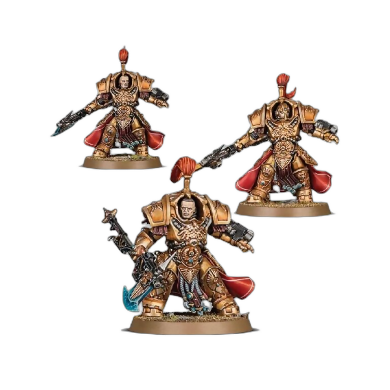 Shield-Captain in Allarus Terminator Armour/Allarus Custodians/Vexilus Praetor in Allarus Terminator Armour (New in Box/Sprue)