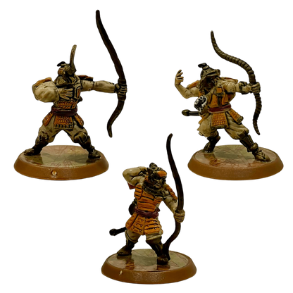 Tagawa Samurai Archers Prepainted Miniatures