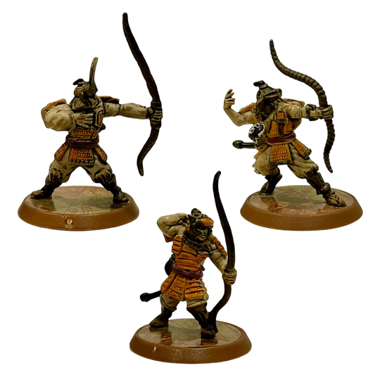 Tagawa Samurai Archers Prepainted Miniatures