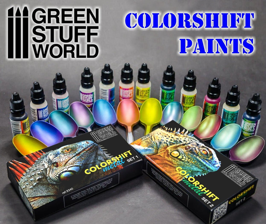 Green Stuff World for Models and Miniatures Chameleon Acrylic Paint Set 2 (9341) - Cobbco
