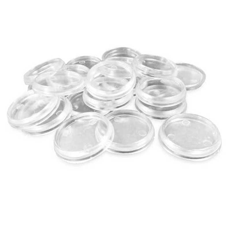 Green Stuff World 25mm Round Plastic Base Hollow - Clear - 20mm to 25mm Adapters 10910