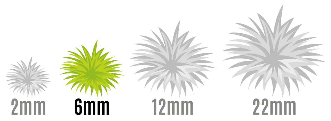 Green Stuff World for Models & Miniatures: Shrub Tufts - 6mm Brown 10746 - Cobbco