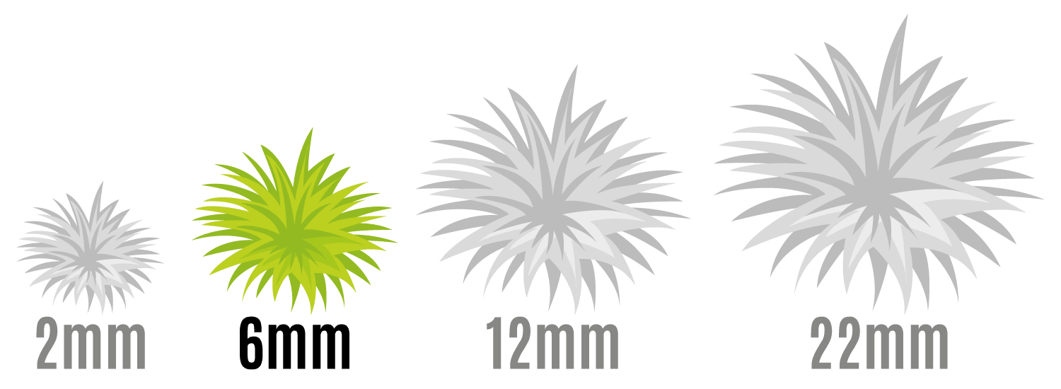 Green Stuff World for Models & Miniatures: Grass Tufts 6mm Burnt 10663 - Cobbco