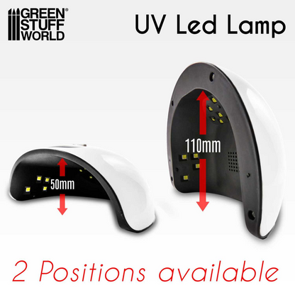 Green Stuff World Ultraviolet LED Lamp for Curing Resins and Fluorescent Paint 2384