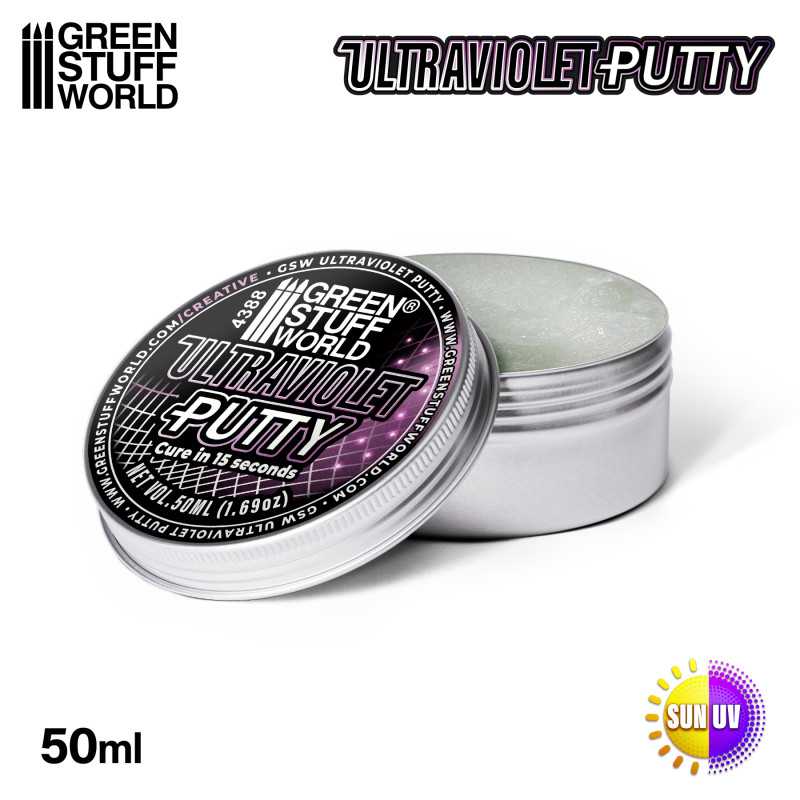 Green Stuff World for Models and Miniatures Ultraviolet Putty 50ml 4388 - Cobbco