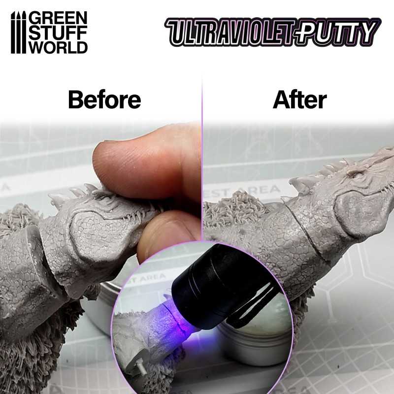 Green Stuff World for Models and Miniatures Ultraviolet Putty 50ml 4388 - Cobbco