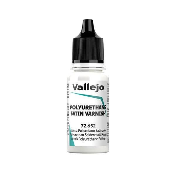 Vallejo Auxiliaries: Polyurethane Satin Varnish (18ml) (72.652)