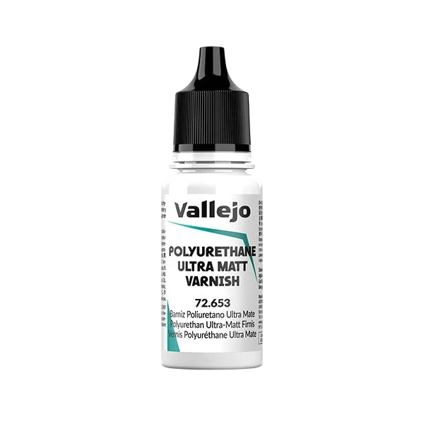 Vallejo Auxiliaries: Ultra Matt Polyurethane Varnish (200ml) (27.653)