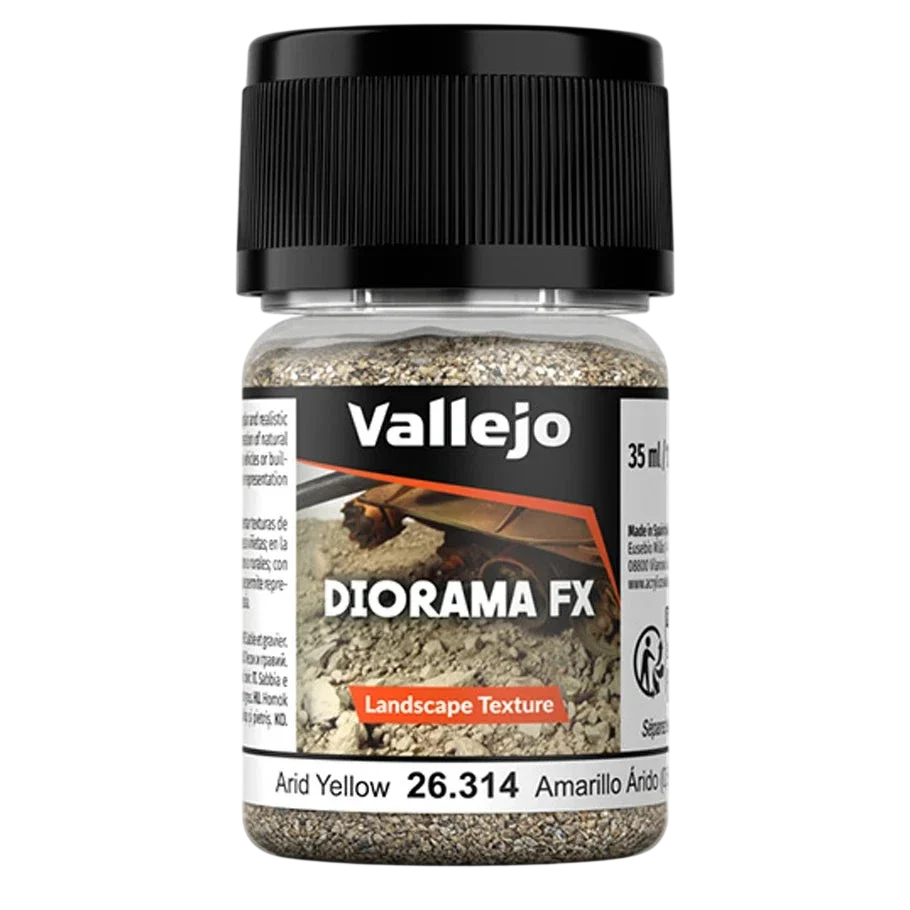 Vallejo Diorama FX: Arid Yellow 0.5-2 mm (35ml) (26.314)