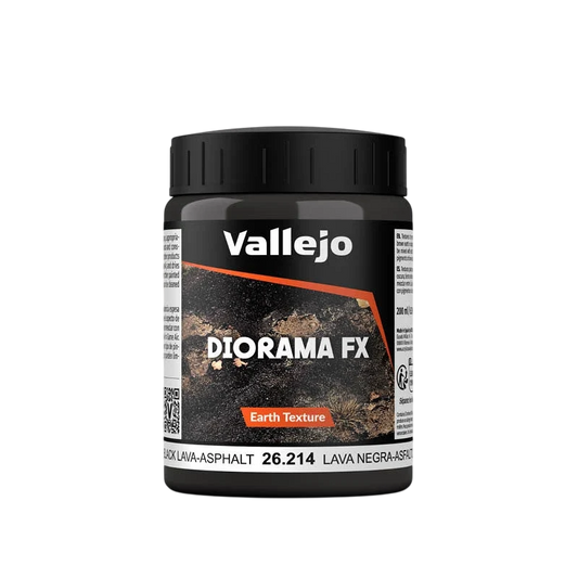 Vallejo Diorama FX: Black Lava-Asphalt (200ml) (26.214)