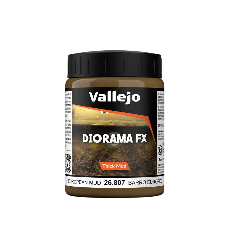 Vallejo Diorama FX: European Mud (200ml) (26.807)