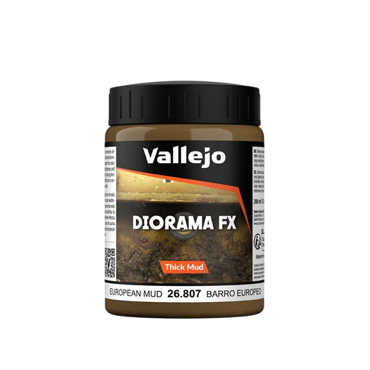 Vallejo Diorama FX: European Mud (200ml) (26.807)