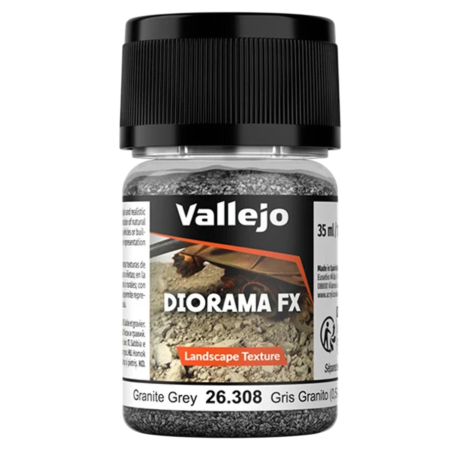 Vallejo Diorama FX: Granite Grey 0.5-2 mm (35ml) (26.308)