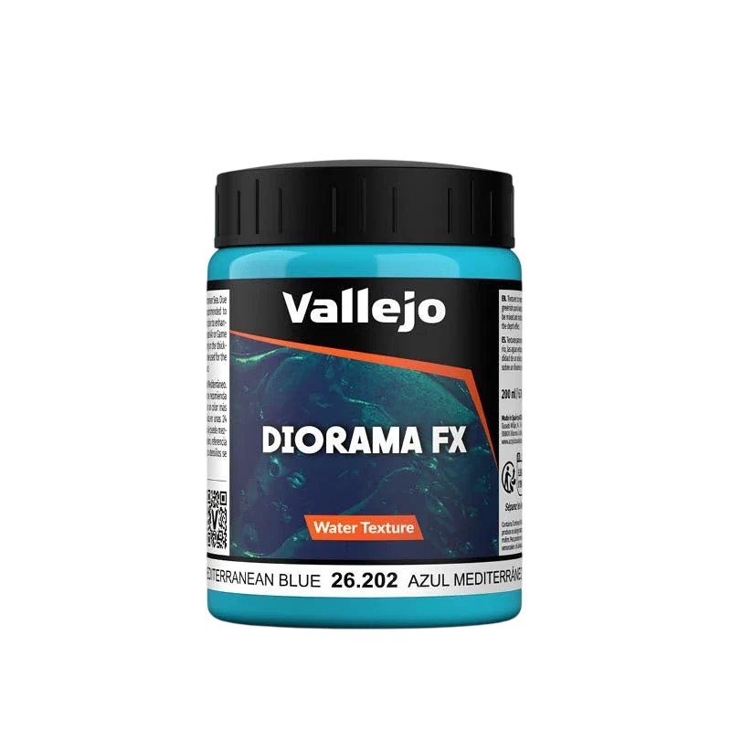 Vallejo Diorama FX: Mediterranean Blue (200ml) (26.202) (New in Box)