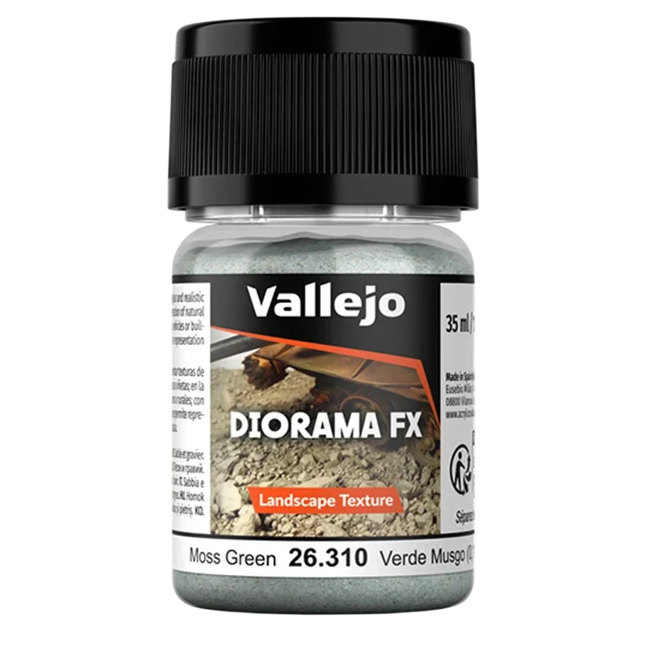 Vallejo Diorama FX: Moss Green 0.1-1 mm (35ml) (26.310)