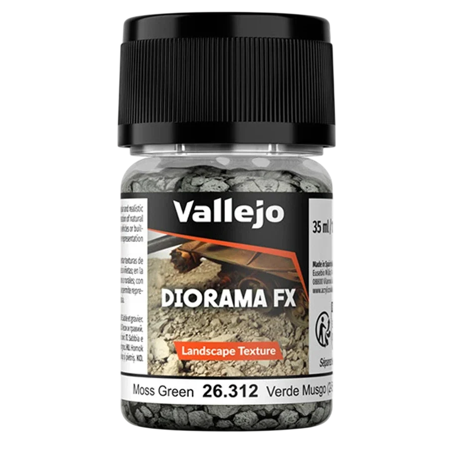 Vallejo Diorama FX: Moss Green 2-5 mm (35ml) (26.312)