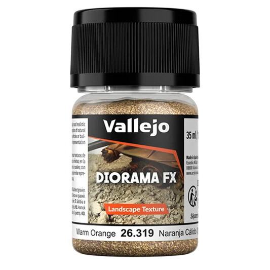 Vallejo Diorama FX: Warm Orange 0.1-0.6 mm (35ml) (26.319)