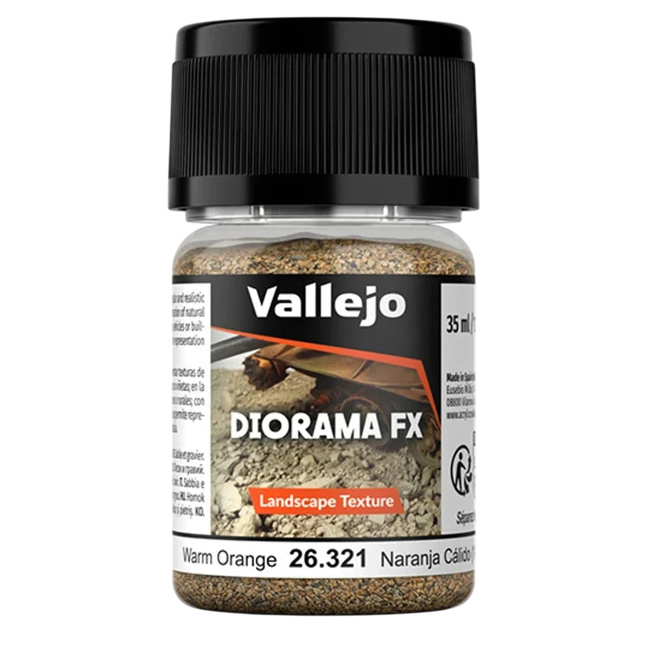 Vallejo Diorama FX: Warm Orange 1-2 mm (35ml) (26.321)