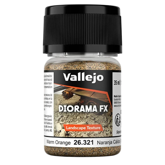 Vallejo Diorama FX: Warm Orange 1-2 mm (35ml) (26.321)