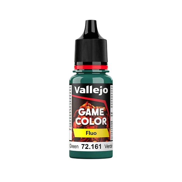 Vallejo Game Color: Fluorescent Cold Green (72.161) - New Formula