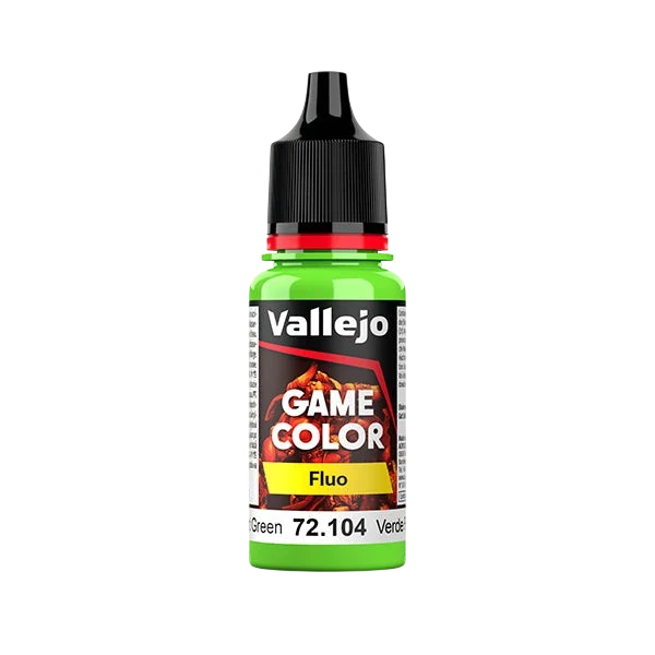 Vallejo Game Color: Fluorescent Green (72.104) - New Formula