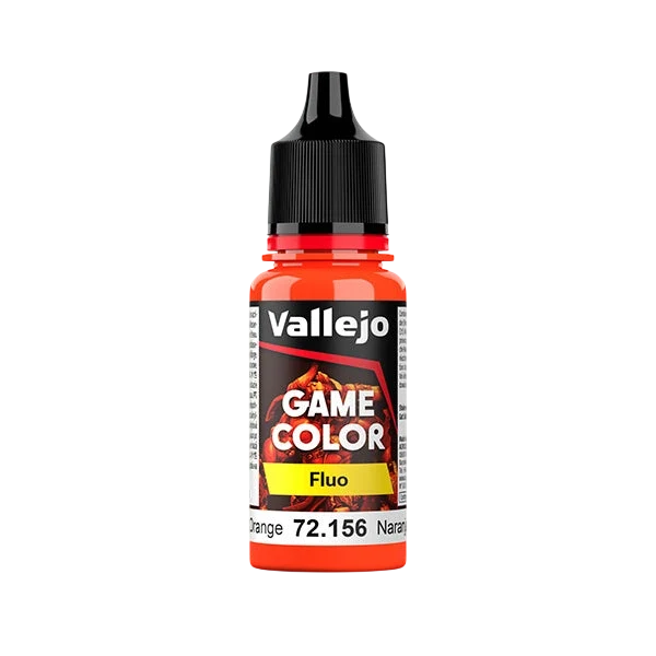 Vallejo Game Color: Fluorescent Orange (72.156) - New Formula