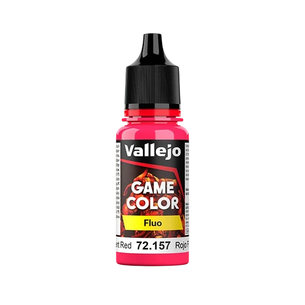 Vallejo Game Color: Fluorescent Red (72.157) - New Formula