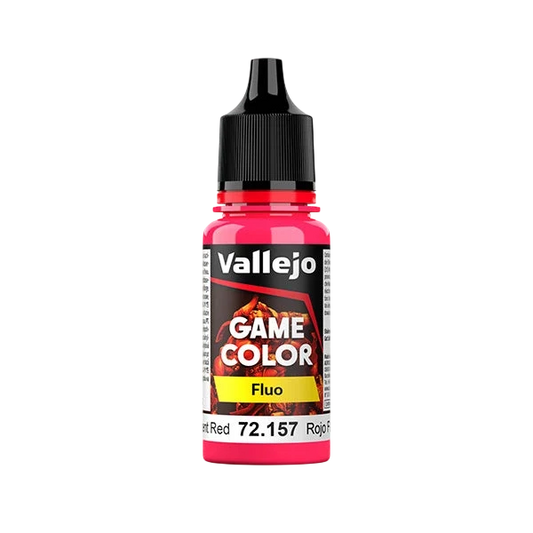 Vallejo Game Color: Fluorescent Red (72.157) - New Formula